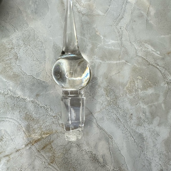 MURANO STYLE BLACK AND AMBER GLASS VANITY PERFUME BOTTLE+STOPPER LEOPARD - Picture 10 of 12